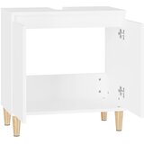 Ormarić za umivaonik bijeli 58 x 33 x 60 cm konstruirano drvo | shoptok.hr