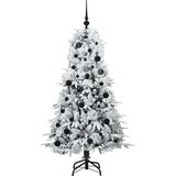 vidaXL Umetno Zložljivo Božično Drevo Zelena 150 cm PE in PVC | Shoptok.si