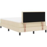  s opruga kutije s uzglavljem Krema 120 x 190 cm tkanina | shoptok.hr