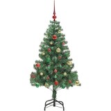 vidaXL Božićno drvce s 150 LED svjetlima s stalakom Zelena 150 cm PVC | shoptok.hr