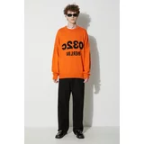 032c Vuneni pulover za muškarce, boja: narančasta, topli