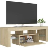 TV ormarić s LED svjetlima boja hrasta sonome 120 x 35 x 40 cm | shoptok.hr