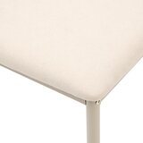 MID.YOU STOL, kovina, tekstil barve šampanjca, bež | Shoptok.si