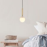 Opviq lights Viseća svjetiljka u zlatnoj boji sa staklenim sjenilom ø 15 cm King – | shoptok.hr