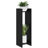 Stalak za biljke s policom 2 pcs Crni Hrast 30 x 30 x 100 cm | shoptok.hr
