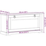  Ormar za cipele s policom Corona Bijelo 99 x 32 x 49 cm | shoptok.hr