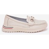 VINCEZA Perforated Ballet Flats Made Of Natural Leather | shoptok.hr