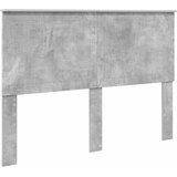 Krevetna konstrukcija Beton 140 x 190 cm Čvrsto borovo drvo | shoptok.hr