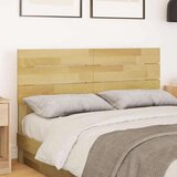 vidaXL Naglavna deska 120 cm iz masivnega lesa, hrast | Shoptok.si