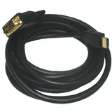 HDMI-DVI kabel M. - M. (19 PIN) 3m, (20772111)
