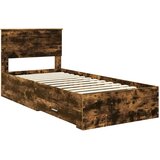  Konstrukcija postelje Dimljeni oreh 90 x 200 cm Konstruiran les, (5000103591) | Shoptok.si