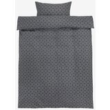  Set dečije posteljine flanel 140x200 tamno siva | ePonuda.com