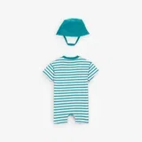 Nkn towel terry ss sl romper