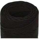  Delovna vrv črna 2 mm 250 m poliester, (20777728) | Shoptok.si