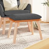 vidaXL Tabure tamnosivi 45 x 29,5 x 39 cm od tkanine i umjetne kože | shoptok.hr