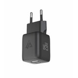 Swissten iPEAX punjač za AC220 GaN 25W (USB-C + USB-A) CRNI | shoptok.hr