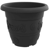  Okrogli cvetlični lonec 6 pcs Črna Ø 39 x 32 cm Plastika, (5000207356) | Shoptok.si