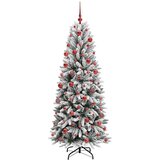 vidaXL Umjetno božićno drvce s stalakom Bijelo 73 x 73 x 180 cm | shoptok.hr