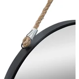 ogledalo 38X3CM metal/staklo crna