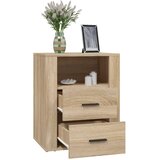  Noćni ormarić boja hrasta 50 x 36 x 60 cm od konstruiranog drva | Eponuda.com