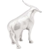 vidaXL skulptura Srebrna Aluminij 20 x 17 x 23 cm Privlačan dizajn | shoptok.hr