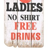  Zidna vješalica za kapute sa 6 kuka MEN LADIES 120 x 40 cm | shoptok.hr