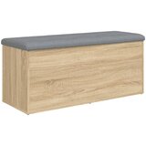  Klupa za odlaganje Sonoma hrast 102x42x45 cm Konstruirano drvo | shoptok.hr