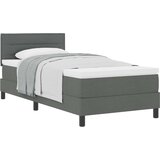  Krevet s opruga kutije Tamno siva 100 x 200 cm tkanina | shoptok.hr