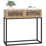  Konzolni stol 80 x 30 x 75 cm od konstruiranog drva i željeza | Eponuda.com