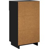  Ormar za cipele 48 x 38 x 87,5 cm Konstruirano drvo Crna | shoptok.hr