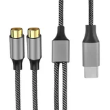 MatchCord avdio kabel z USB-C na Cinch