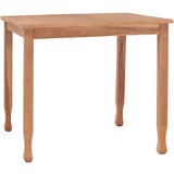 vidaXL Vrtna jedilna miza 85x85x75 cm trdna tikovina Cene