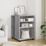 vidaXL Bočni stolić s kotačima boja hrasta sonome 55x60x78 cm drveni | shoptok.hr