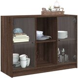  Komoda boja smeđeg hrasta 102x37x75 5 cm konstruirano drvo | shoptok.hr