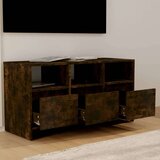 TV omarica dimljeni hrast 102x37,5x52,5 cm iverna plošča, (20732115) | Shoptok.si