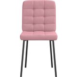  Jedilni stoli 2 kosa roza žamet, (21822637) | Shoptok.si