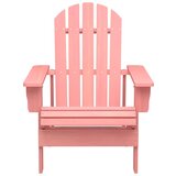  Vrtna stolica Adirondack od masivne jelovine ružičasta | shoptok.hr