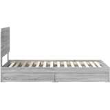  s od storage Siva Sonoma 90 x 200 cm Konstruirano drvo | shoptok.hr