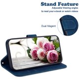INORCO Za TCL 408 usnjena torbica za telefon stojalo denarnica ovitek za mobilni telefon z vtisnjenim metuljem v obliki vrtnic, (22033006) | Shoptok.si