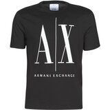 Armani Exchange Majice s kratkimi rokavi HULO Črna | Shoptok.si