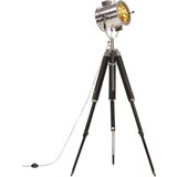 vidaXL Trinožna stoječa svetilka trden mangov les 165 cm | Shoptok.si