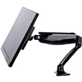 Iiyama Flexible desk mount for single monitor with height adjustable gas spring. Deskmount with clamp or grommet. Monitor size 10~27", VESA 75x75 or 100x100mm, 1~5kg DS3001C-B1 | ePonuda.com