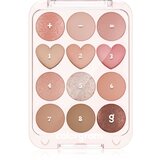 Colorgram Pin Point Eyeshadow Palette paleta senčil za oči za popoln videz odtenek 01 Peach+Coral 9.9 g Cene