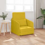  Krevet na razvlačenje Žuta 65 x 80 x 83 cm Baršun | shoptok.hr