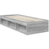  Konstrukcija postelje z vzglavjem Siva Sonoma 75 x 190 cm, (5000121042) | Shoptok.si