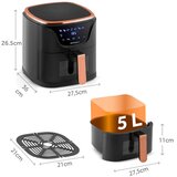  Friteza na vrući zrak BD-652 crna i zlatna | shoptok.hr
