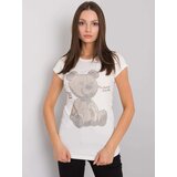 ex moda T-shirt-EM-TS-ES-21-531.14-ecru | Shoptok.si