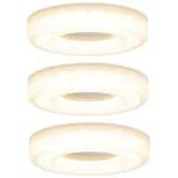 92704 - KOMPLET 3xLED/5,5W Ugradna plafonska svetiljka BAGEL 230V
