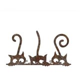 WALLXPERT Zidna dekoracija Rusty Cats 1, 33x60 cm, Smeđa | Eponuda.ba