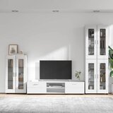  Set TV komoda FLORIN 3 kom. Visoki sjaj bijela | shoptok.hr